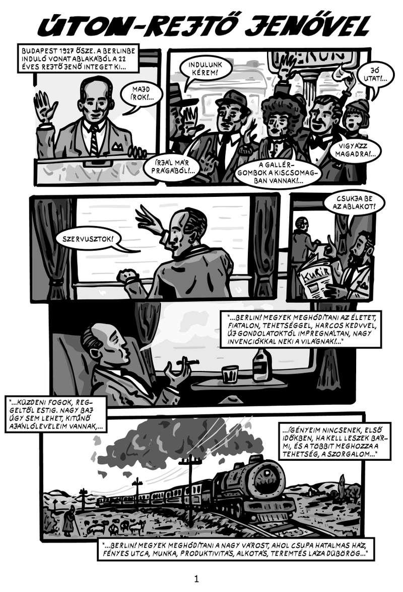 Illustration for article titled Szuper képregény készülhet Rejtő Jenő kalandos életéről